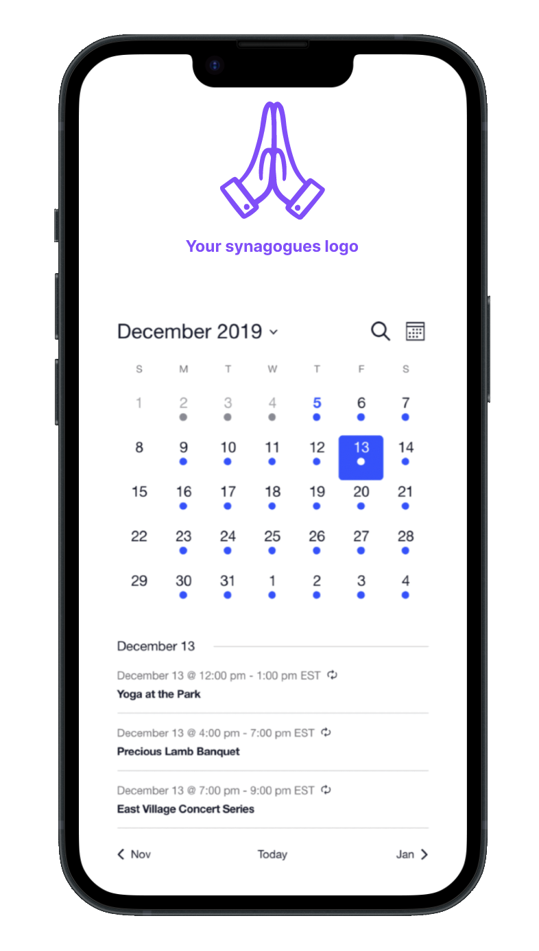 Events Calendar